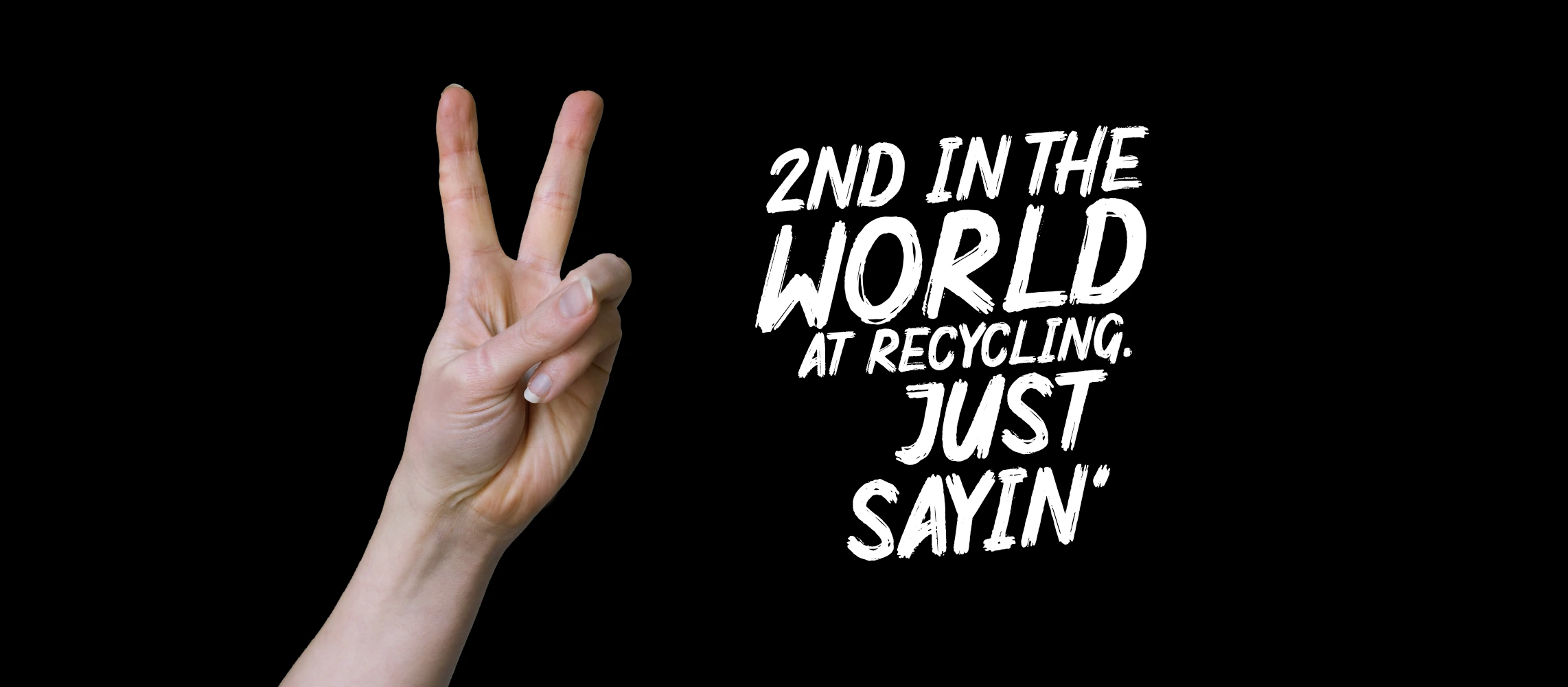2nd in the world at recycling. Just sayin’.